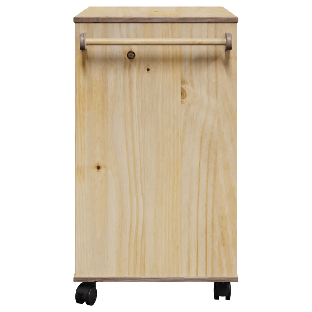 Kitchen Trolley OTTA 71x45x80 cm Solid Wood Pine