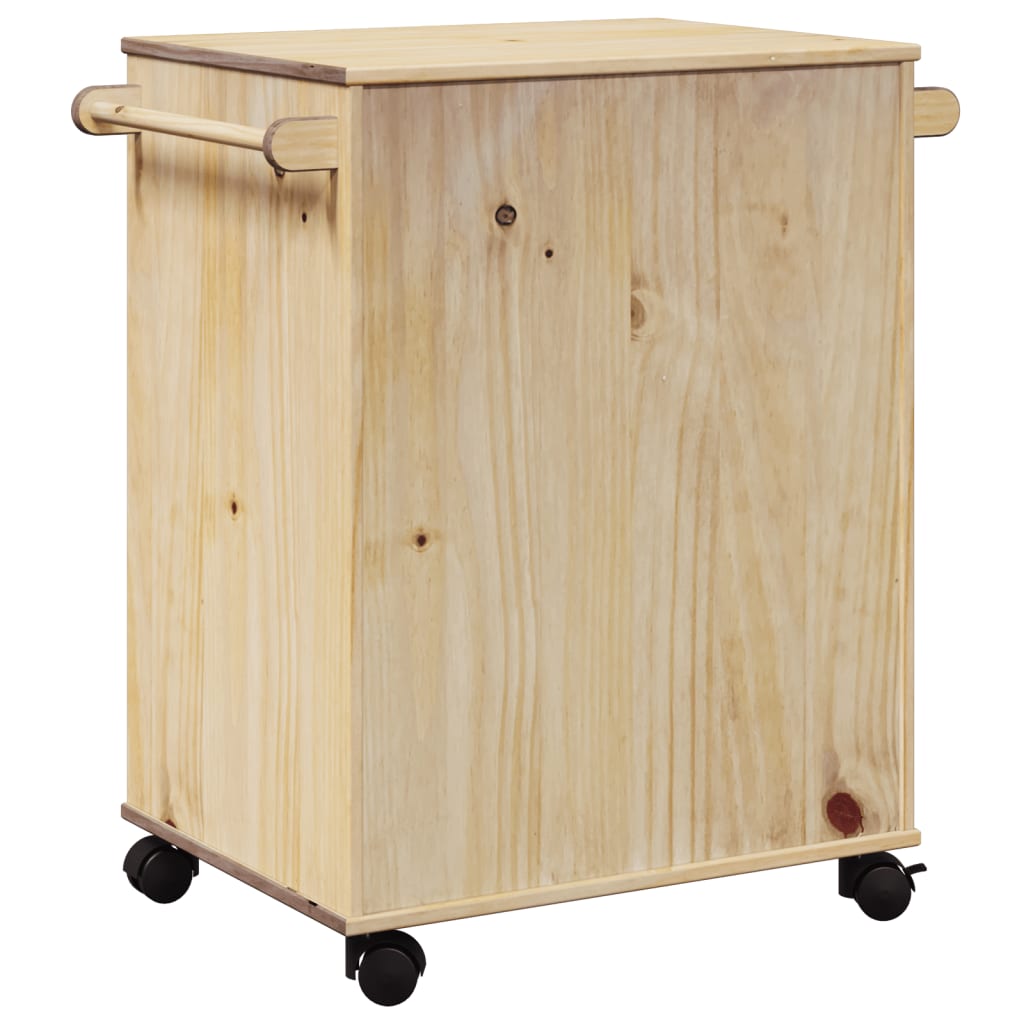 Kitchen Trolley OTTA 71x45x80 cm Solid Wood Pine