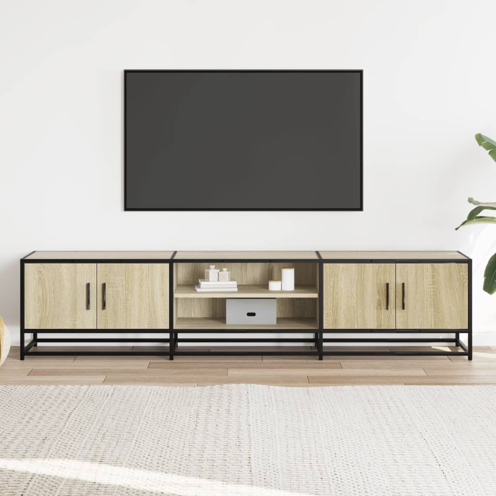 TV Cabinet Sonoma Oak 180x35x41 cm Engineered Wood