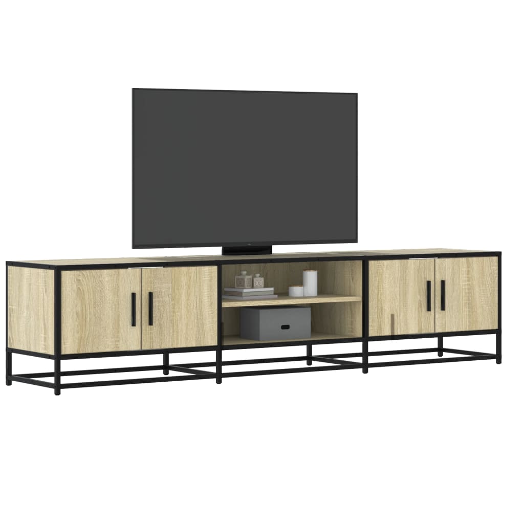 TV Cabinet Sonoma Oak 180x35x41 cm Engineered Wood