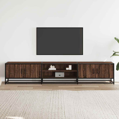 TV Cabinet Brown Oak 210x35x41 cm Engineered Wood