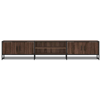 TV Cabinet Brown Oak 210x35x41 cm Engineered Wood