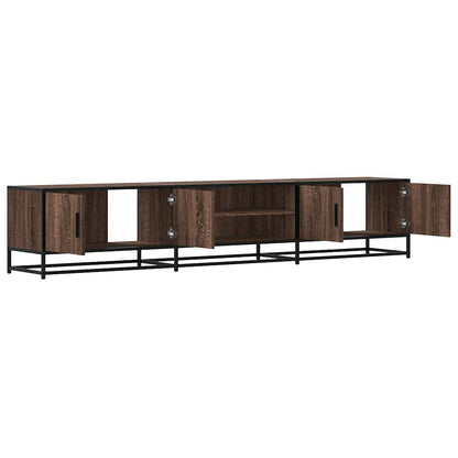 TV Cabinet Brown Oak 210x35x41 cm Engineered Wood