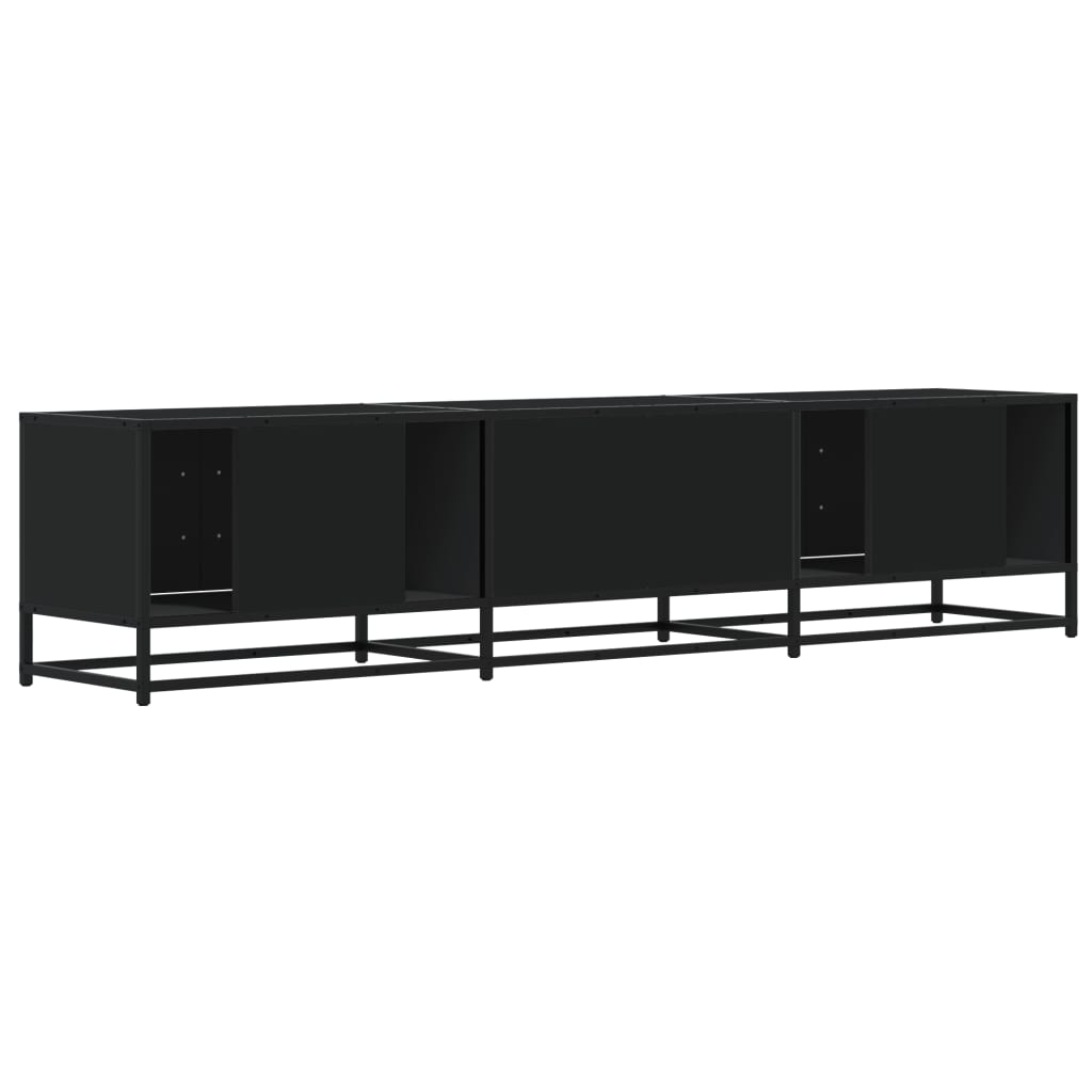 TV Cabinet Black 180x35x41 cm Engineered Wood