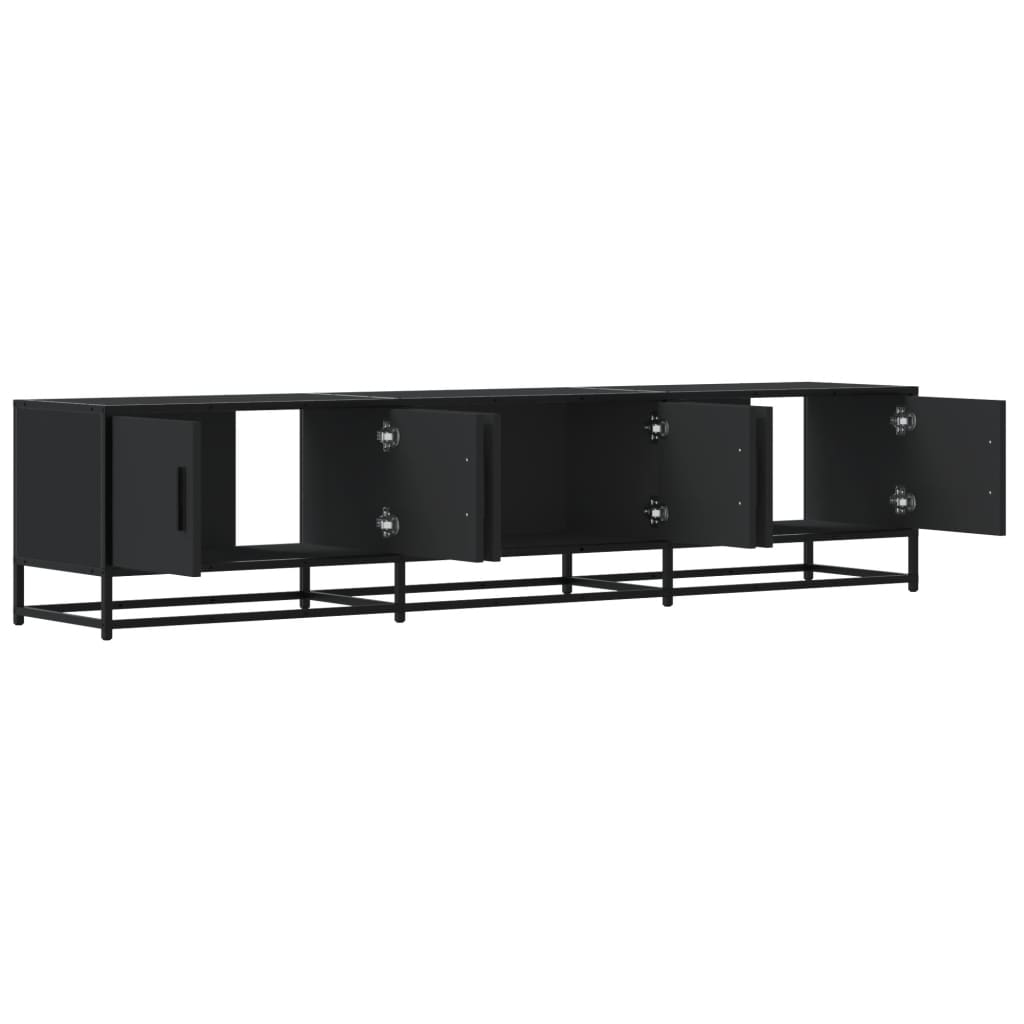 TV Cabinet Black 180x35x41 cm Engineered Wood