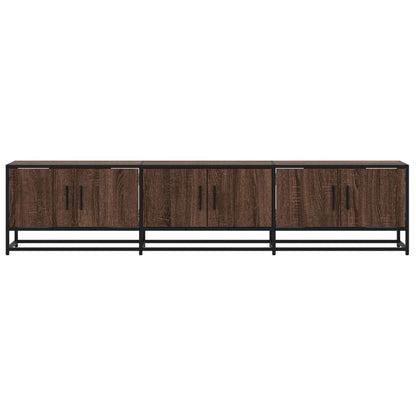 TV Cabinet Brown Oak 180x35x41 cm Engineered Wood