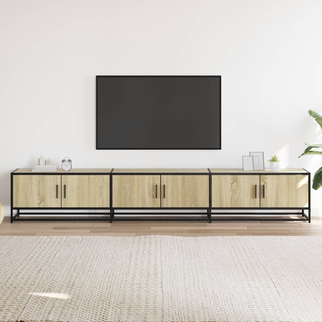 TV Cabinet Sonoma Oak 240x35x41 cm Engineered Wood