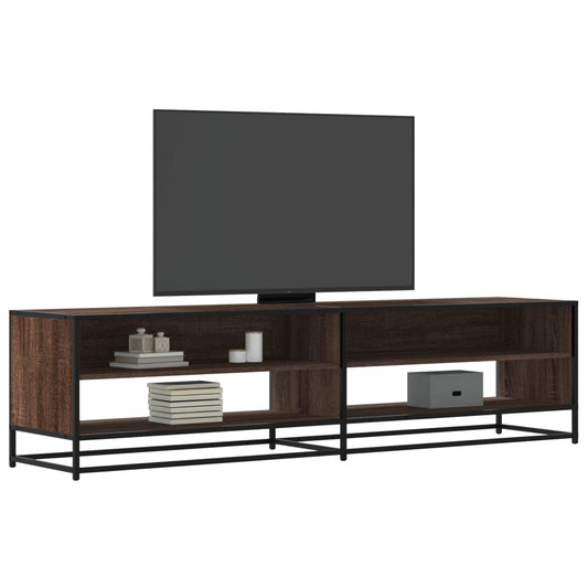 TV Cabinet Brown Oak 180.5x40x46 cm Engineered Wood