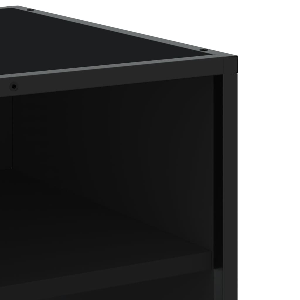 TV Cabinet Black 180x40x46 cm Engineered Wood