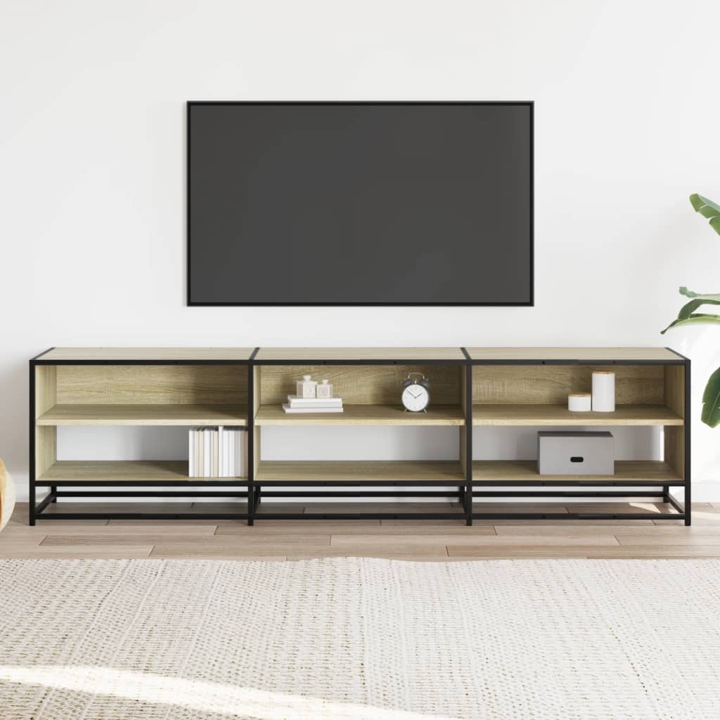 TV Cabinet Sonoma Oak 180x40x46 cm Engineered Wood