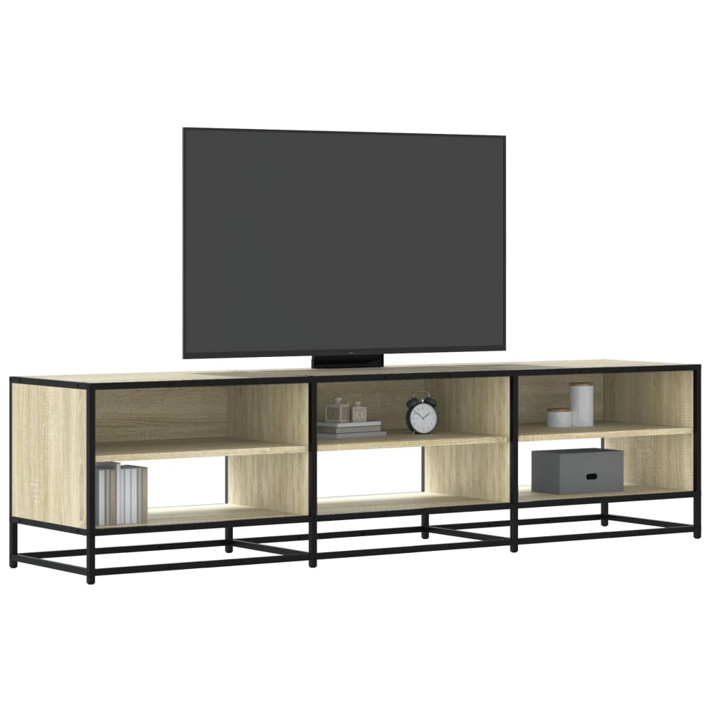 TV Cabinet Sonoma Oak 180x40x46 cm Engineered Wood