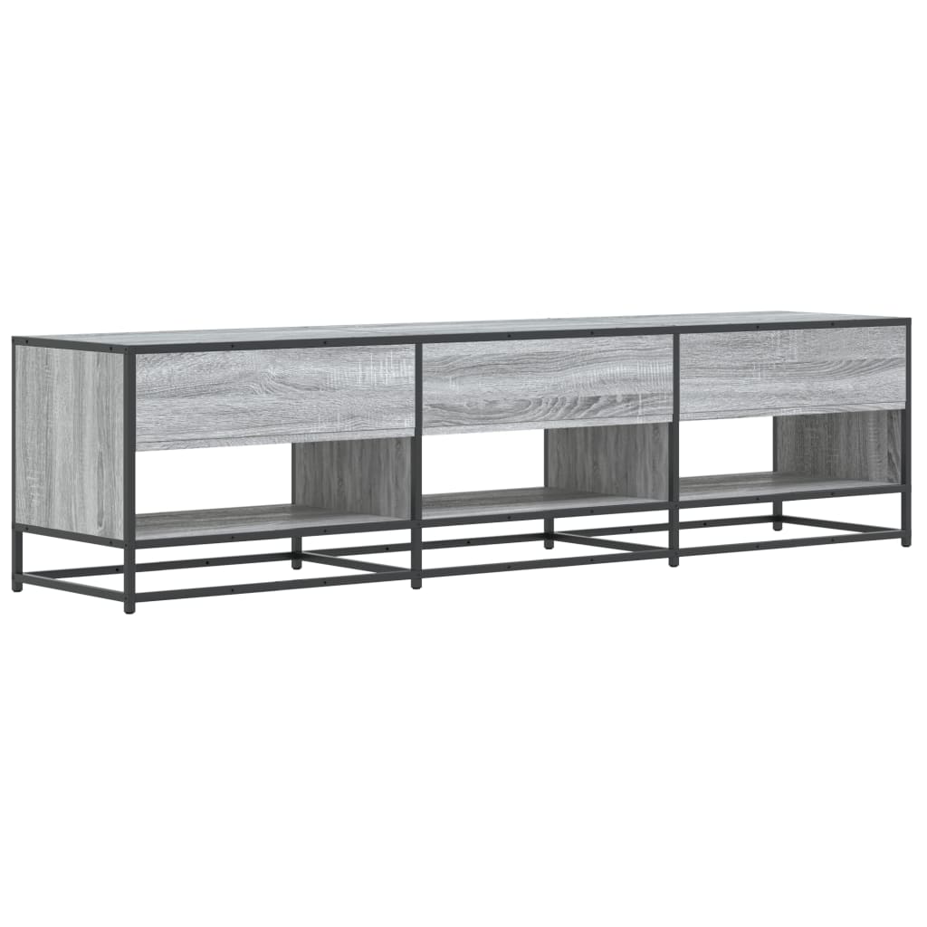 TV Cabinet Grey Sonoma 180x40x46 cm Engineered Wood