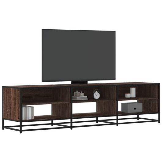 TV Cabinet Brown Oak 180x40x46 cm Engineered Wood