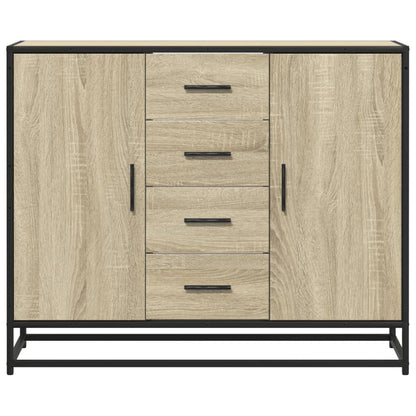 Sideboard Sonoma Oak 92x35x76 cm Engineered Wood