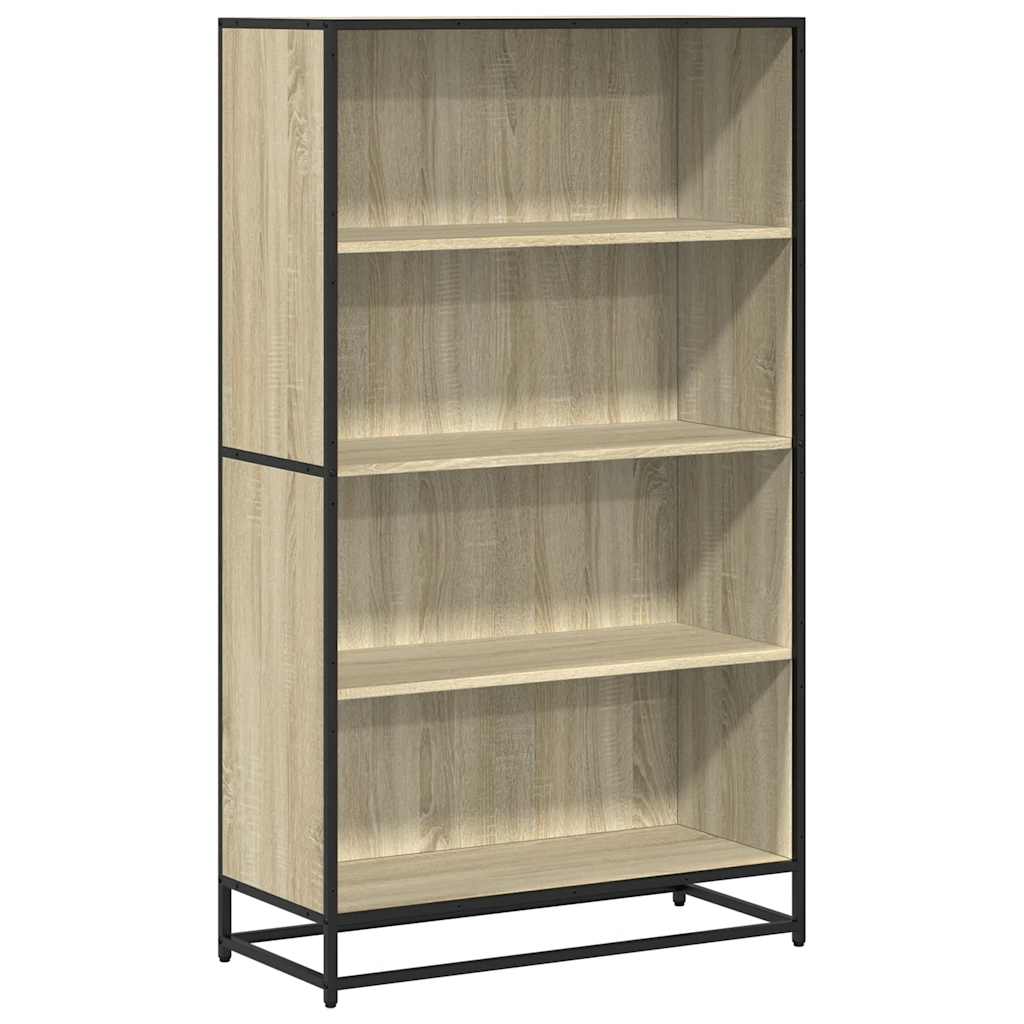 Bookcase Sonoma Oak 80.5x35x139 cm Engineered Wood