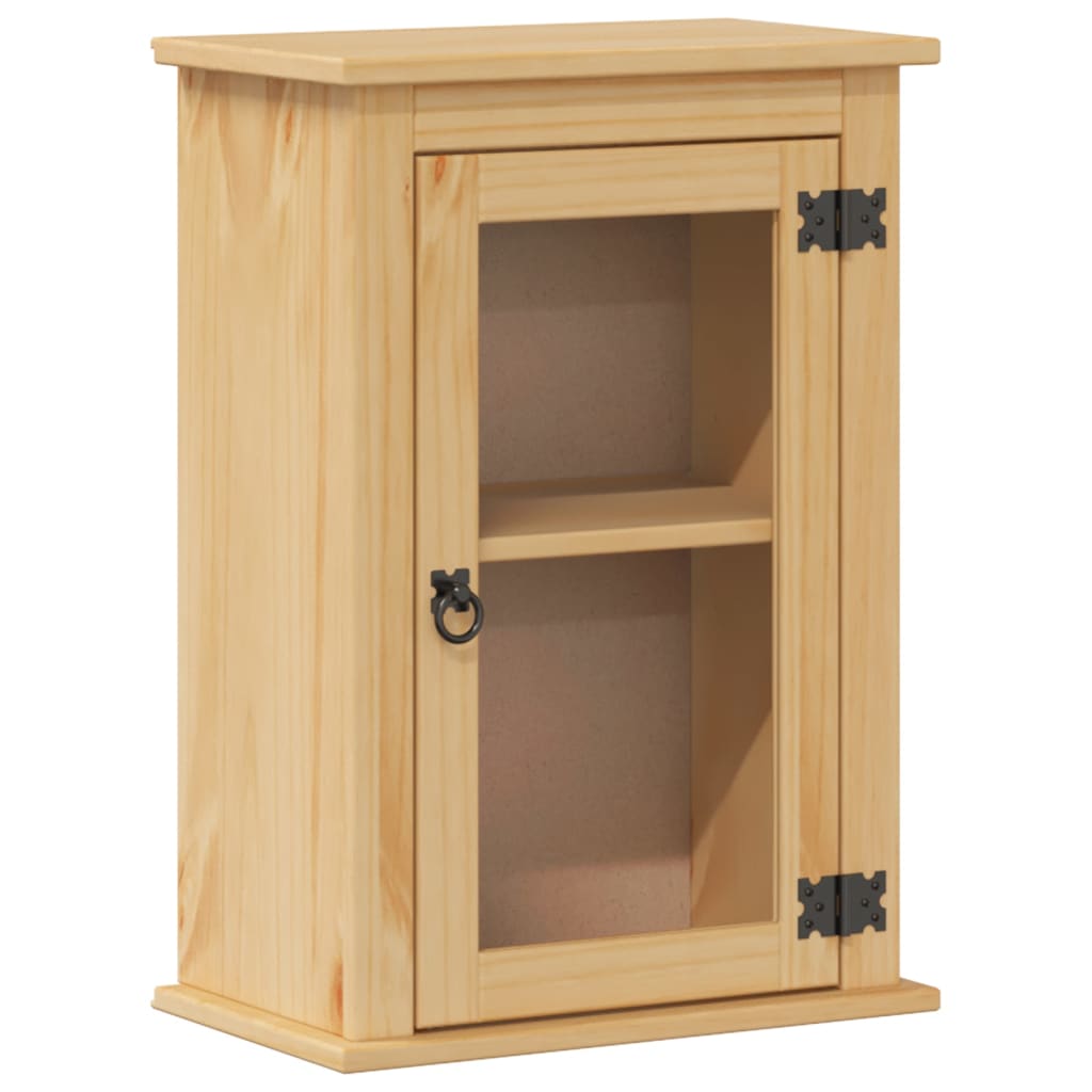 Bathroom Wall Cabinet Corona 45x27x64.5 cm Solid Wood Pine