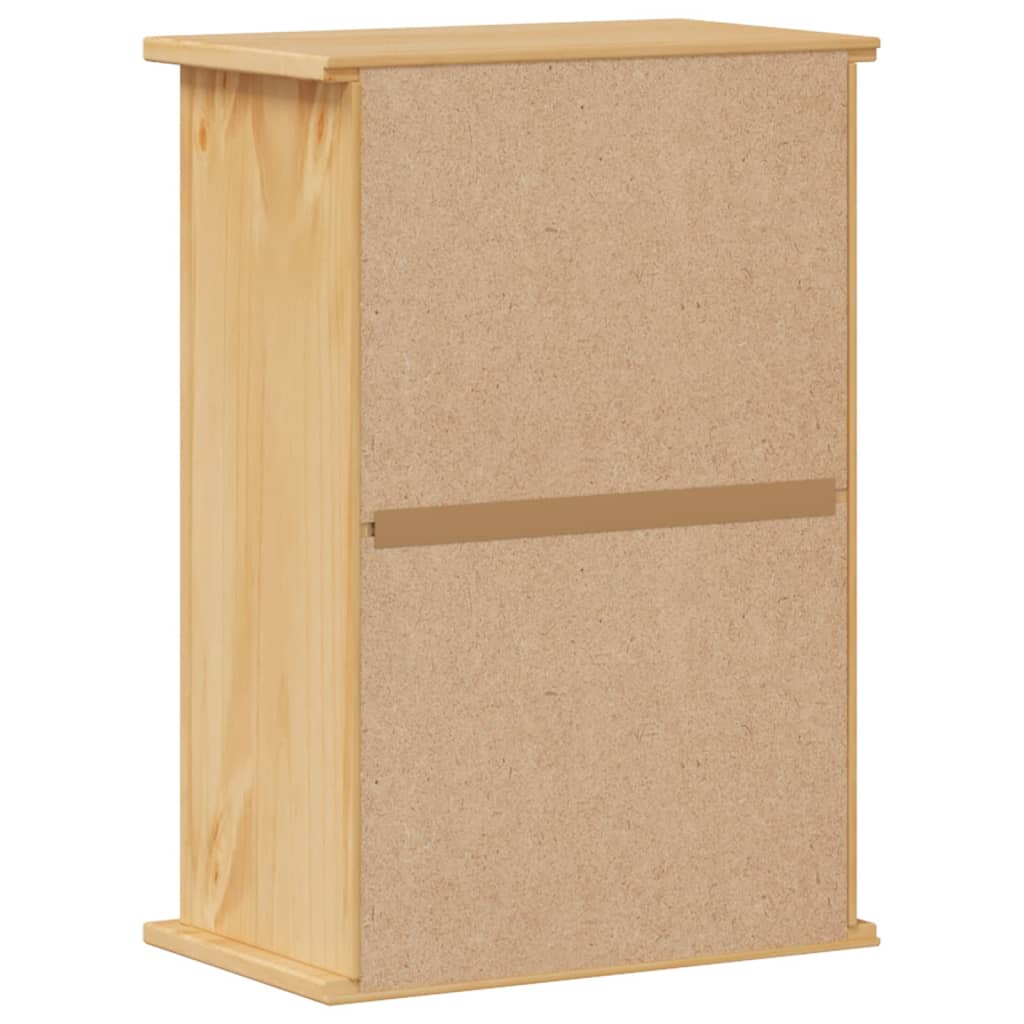 Bathroom Wall Cabinet Corona 45x27x64.5 cm Solid Wood Pine