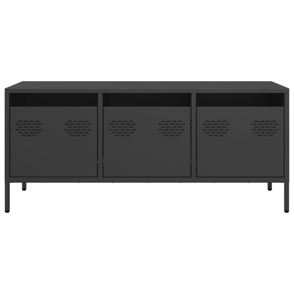 TV Cabinet Black 101.5x39x43.5 cm Cold-rolled Steel