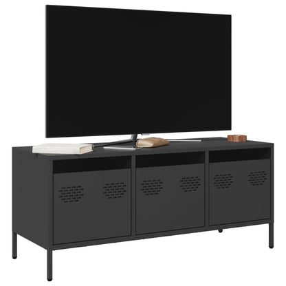 TV Cabinet Black 101.5x39x43.5 cm Cold-rolled Steel