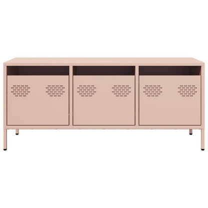 TV Cabinet Pink 101.5x39x43.5 cm Cold-rolled Steel