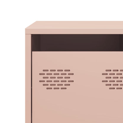 TV Cabinet Pink 101.5x39x43.5 cm Cold-rolled Steel