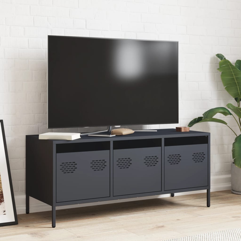 TV Cabinet Anthracite 101.5x39x43.5 cm Cold-rolled Steel