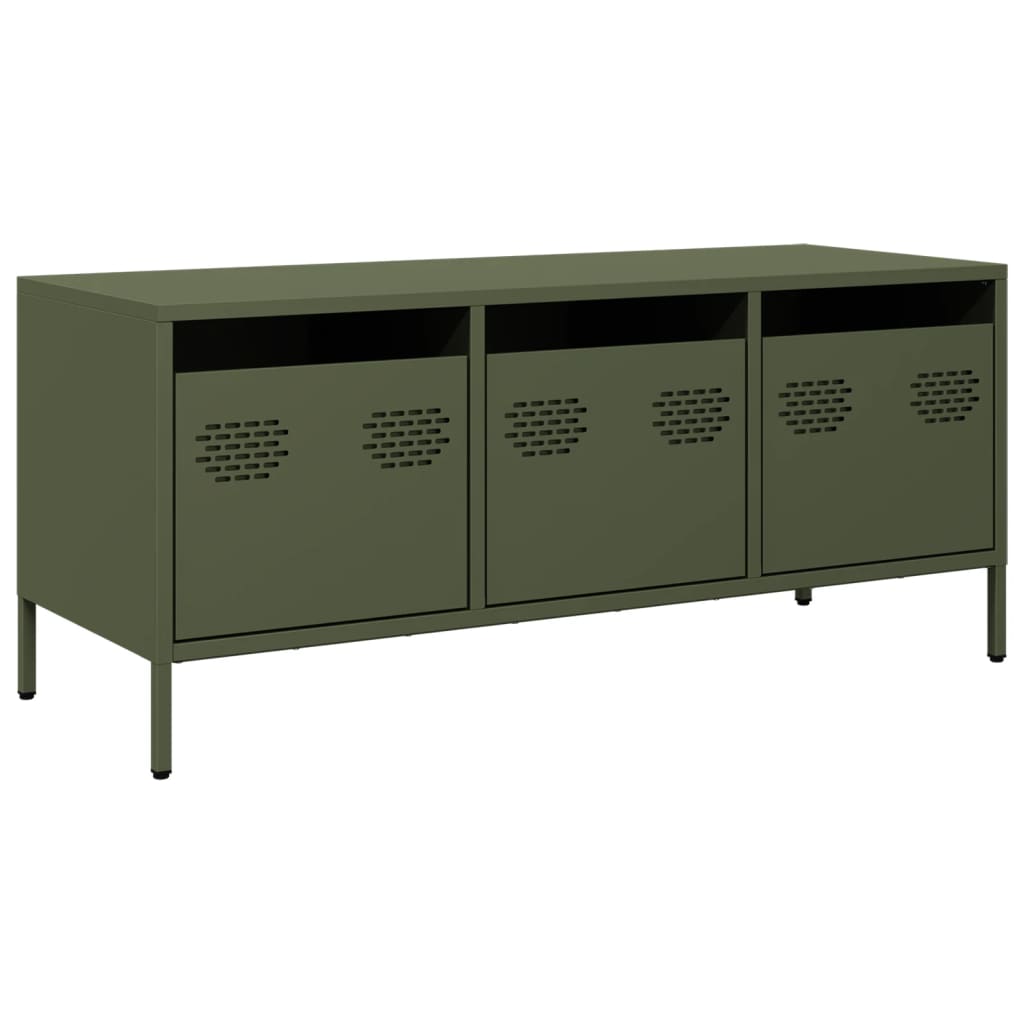 TV Cabinet Olive Green 101.5x39x43.5 cm Cold-rolled Steel