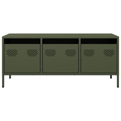 TV Cabinet Olive Green 101.5x39x43.5 cm Cold-rolled Steel