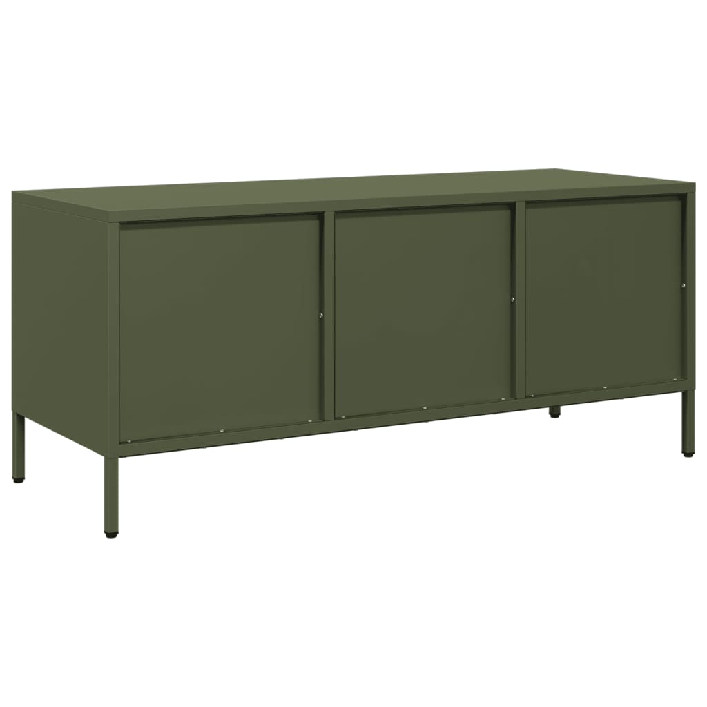 TV Cabinet Olive Green 101.5x39x43.5 cm Cold-rolled Steel