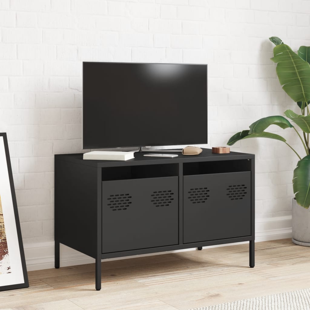 TV Cabinet Black 68x39x43.5 cm Cold-rolled Steel