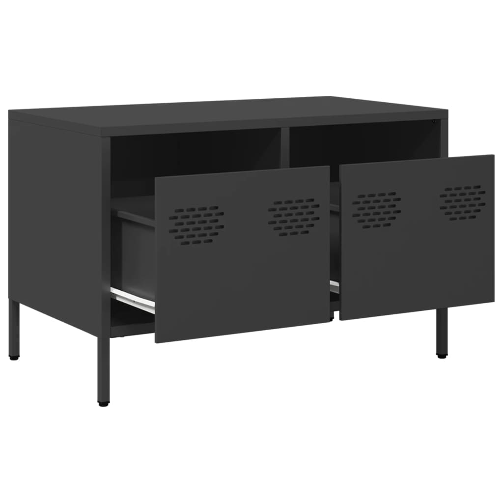 TV Cabinet Black 68x39x43.5 cm Cold-rolled Steel