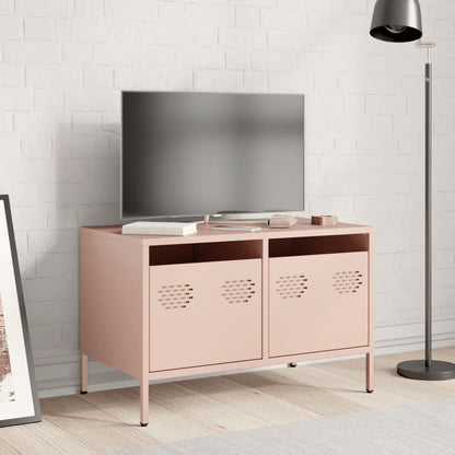 TV Cabinet Pink 68x39x43.5 cm Cold-rolled Steel