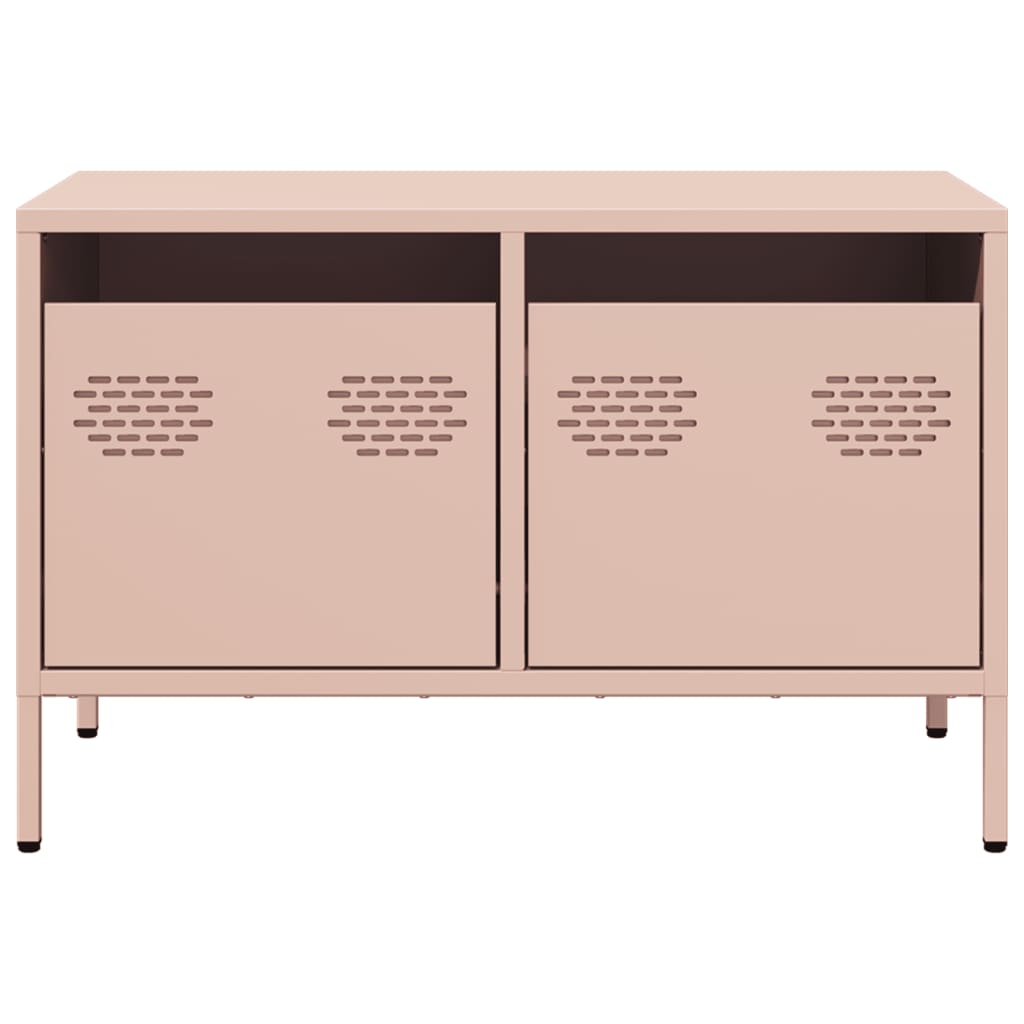 TV Cabinet Pink 68x39x43.5 cm Cold-rolled Steel