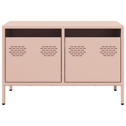 TV Cabinet Pink 68x39x43.5 cm Cold-rolled Steel