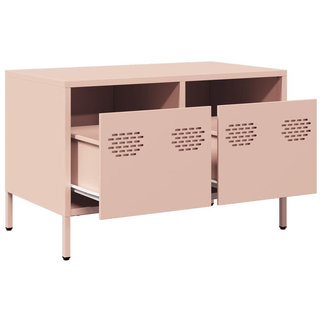 TV Cabinet Pink 68x39x43.5 cm Cold-rolled Steel