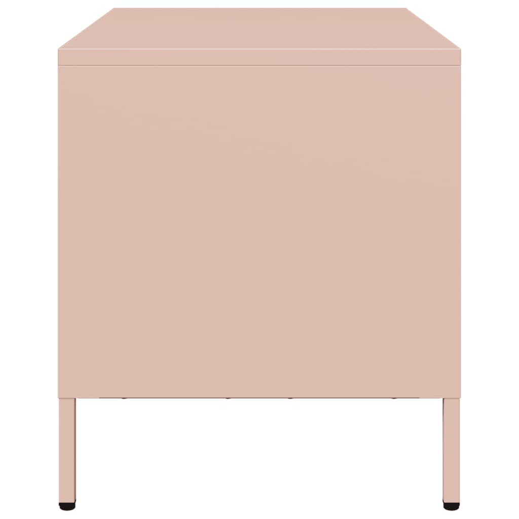 TV Cabinet Pink 68x39x43.5 cm Cold-rolled Steel