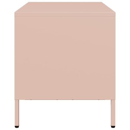 TV Cabinet Pink 68x39x43.5 cm Cold-rolled Steel