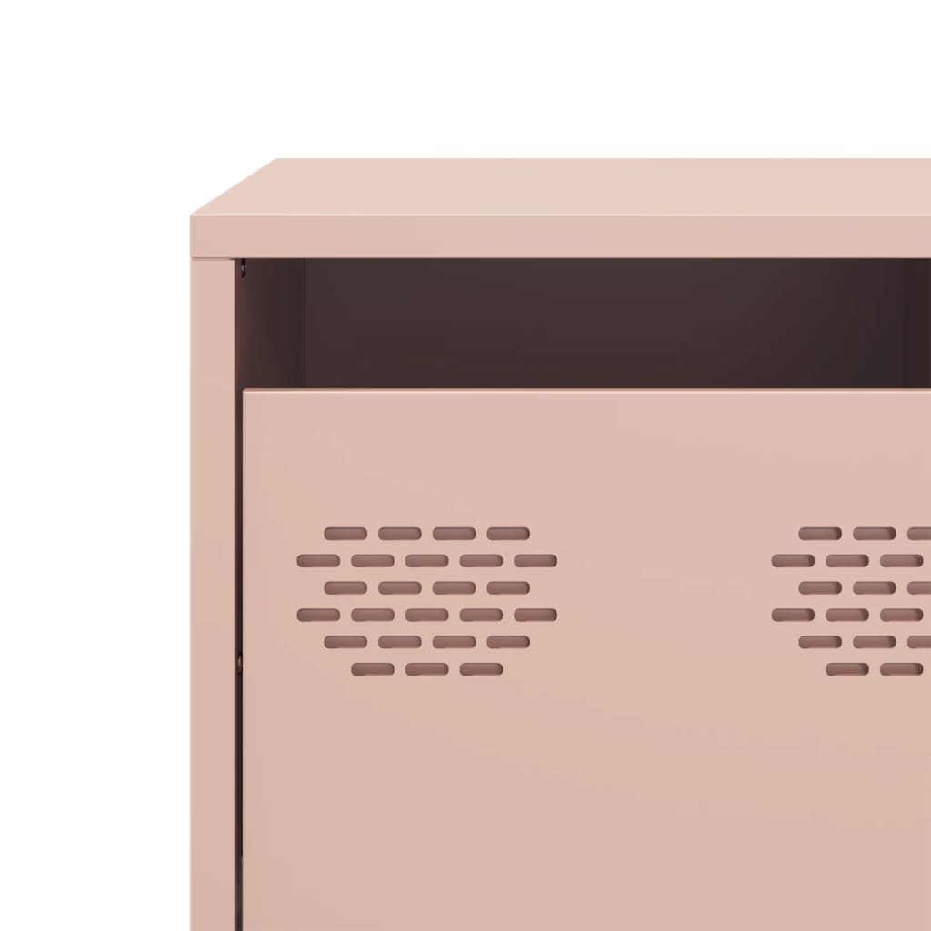 TV Cabinet Pink 68x39x43.5 cm Cold-rolled Steel