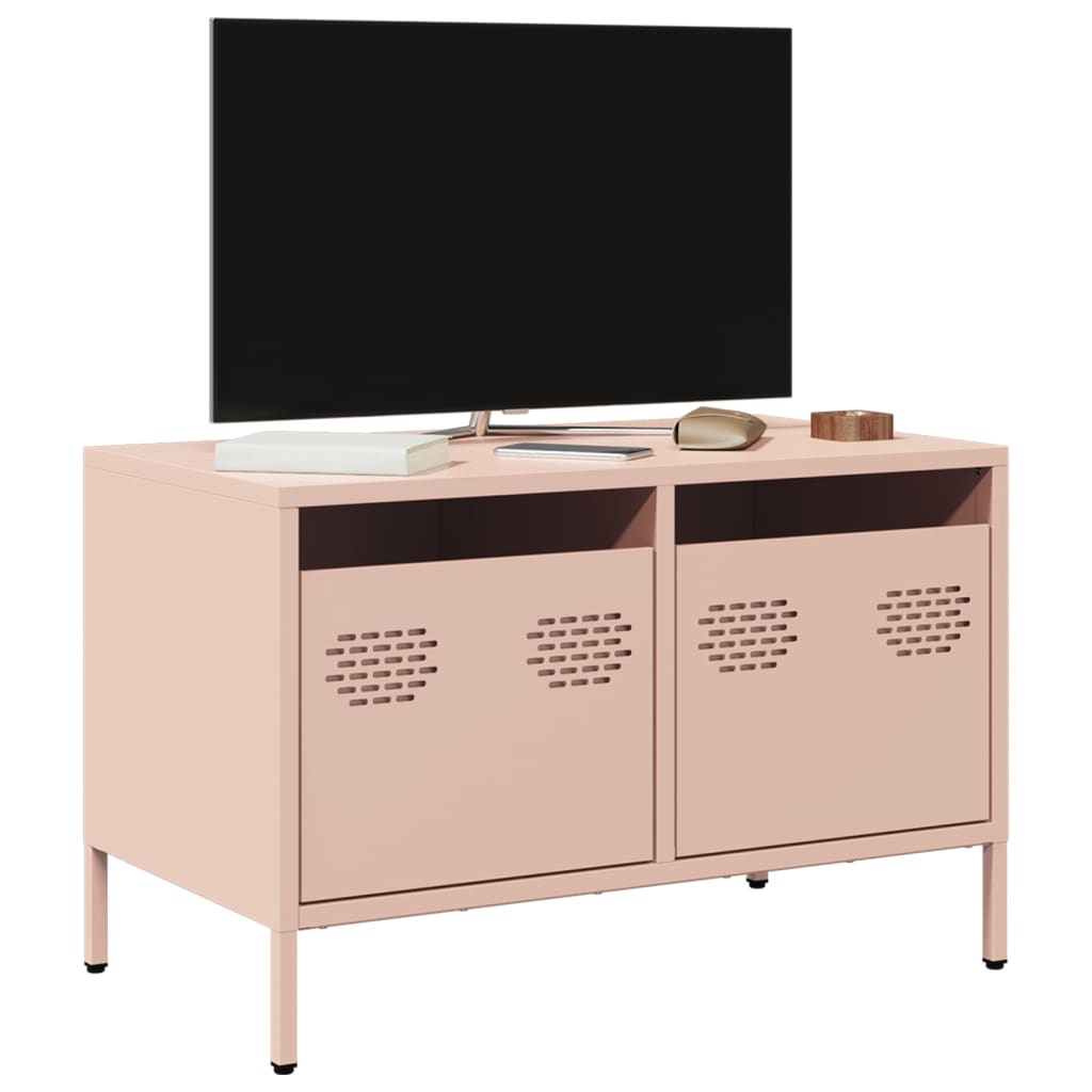 TV Cabinet Pink 68x39x43.5 cm Cold-rolled Steel