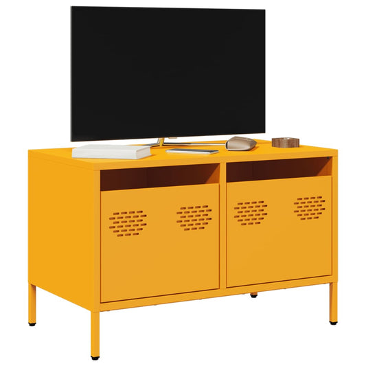 TV Cabinet Mustard Yellow 68x39x43.5 cm Cold-rolled Steel