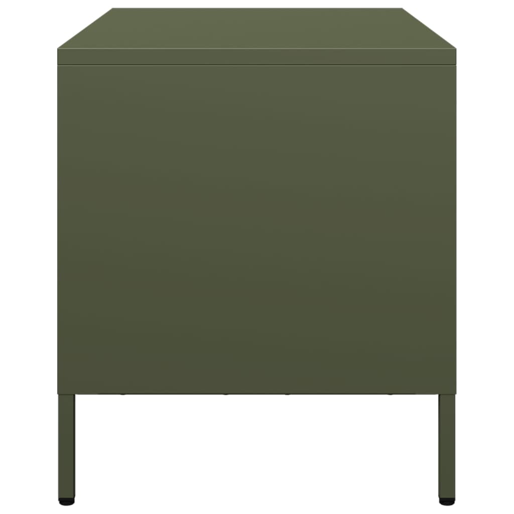 TV Cabinet Olive Green 68x39x43.5 cm Cold-rolled Steel