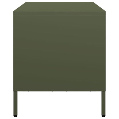 TV Cabinet Olive Green 68x39x43.5 cm Cold-rolled Steel