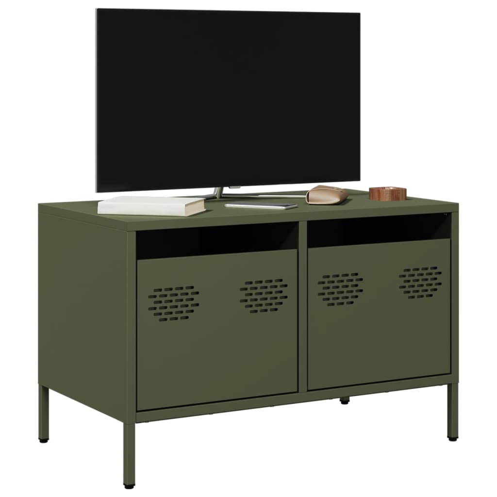 TV Cabinet Olive Green 68x39x43.5 cm Cold-rolled Steel