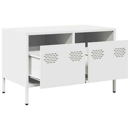 TV Cabinet White 68x39x43.5 cm Cold-rolled Steel