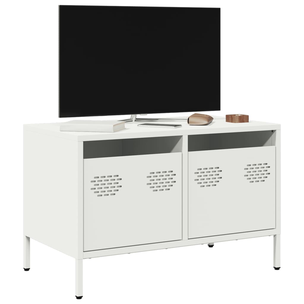 TV Cabinet White 68x39x43.5 cm Cold-rolled Steel