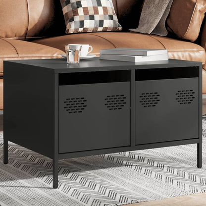 TV Cabinet Black 68x50x43.5 cm Cold-rolled Steel