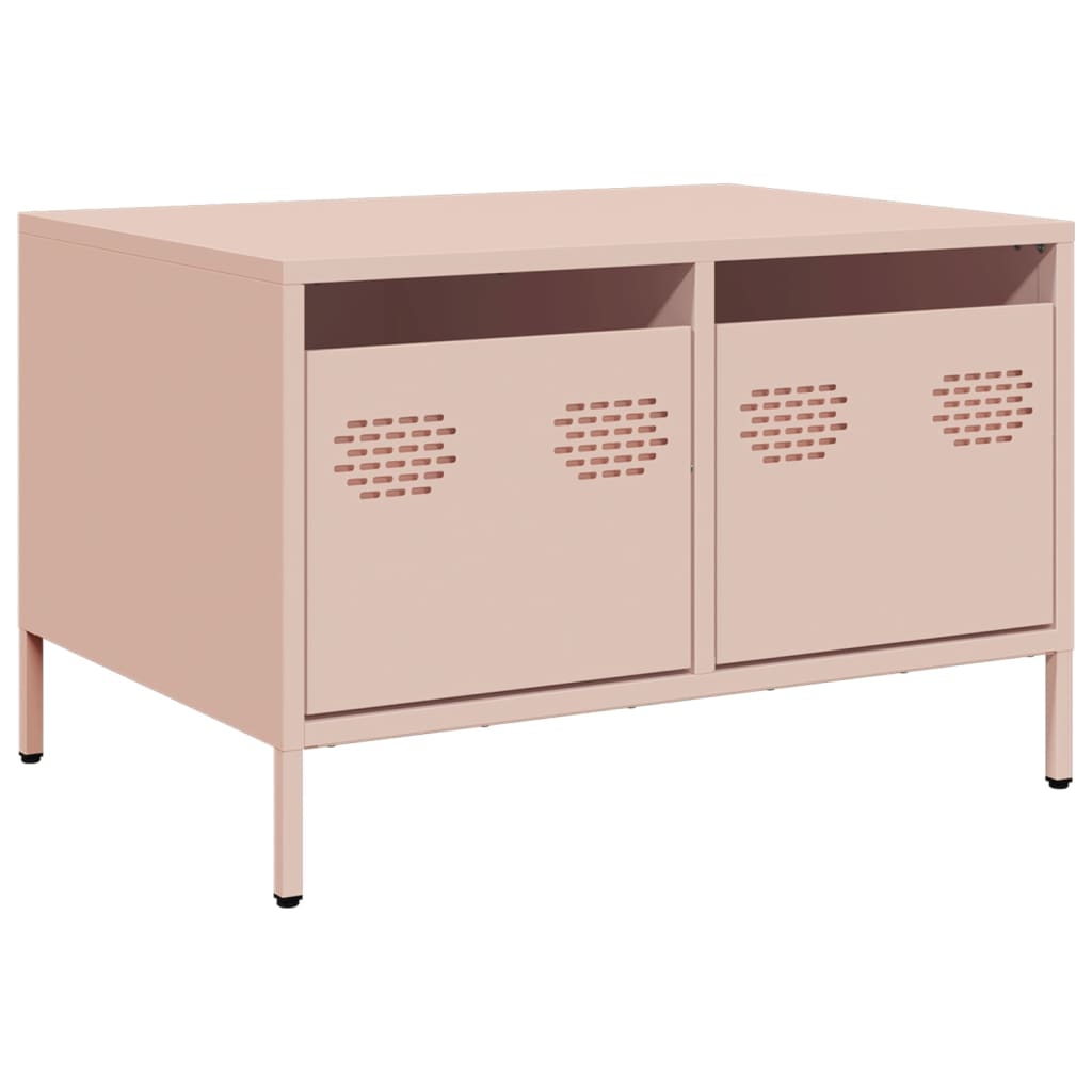 TV Cabinet Pink 68x50x43.5 cm Cold-rolled Steel