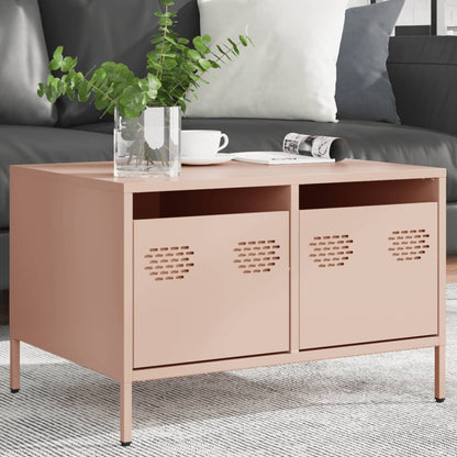 TV Cabinet Pink 68x50x43.5 cm Cold-rolled Steel