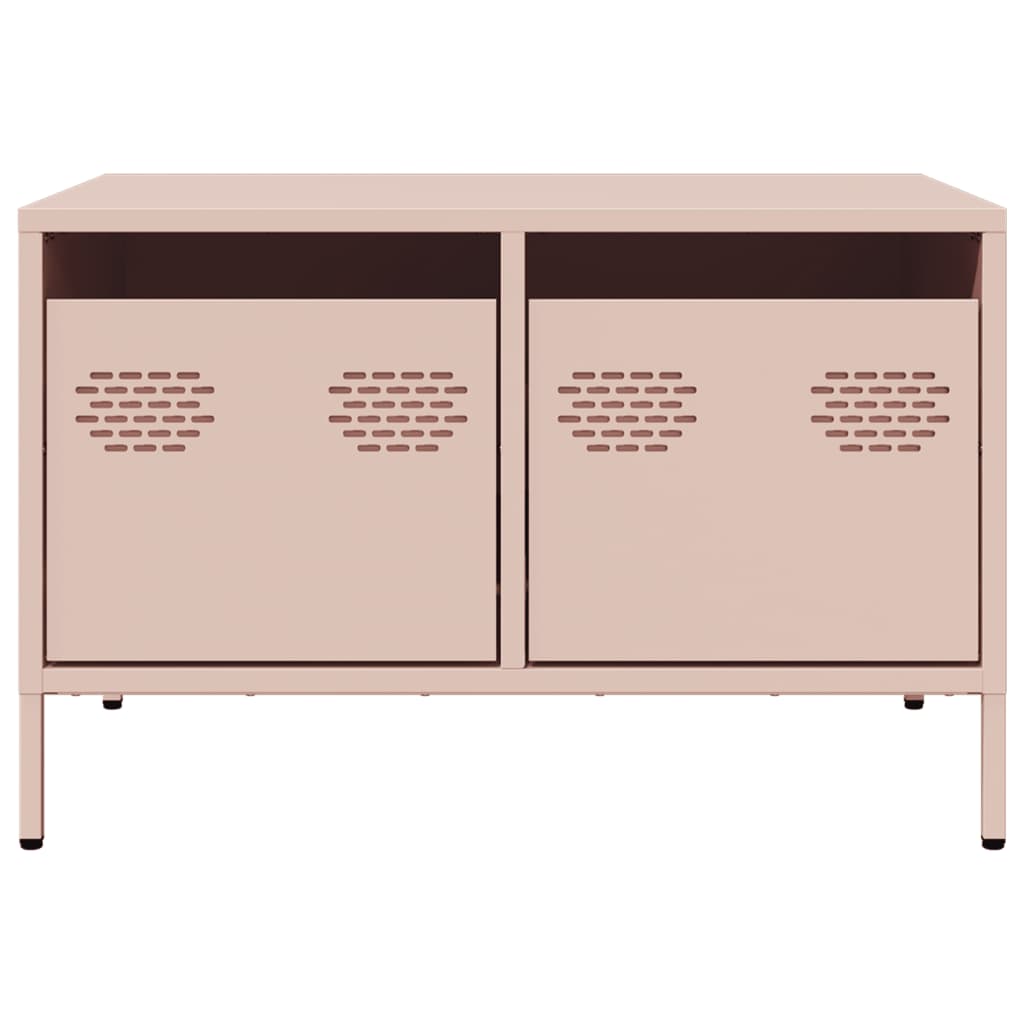 TV Cabinet Pink 68x50x43.5 cm Cold-rolled Steel