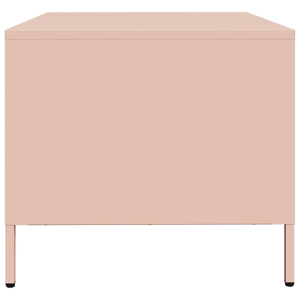 TV Cabinet Pink 68x50x43.5 cm Cold-rolled Steel